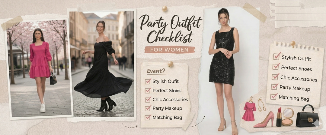 Party Outfit checklist for women 