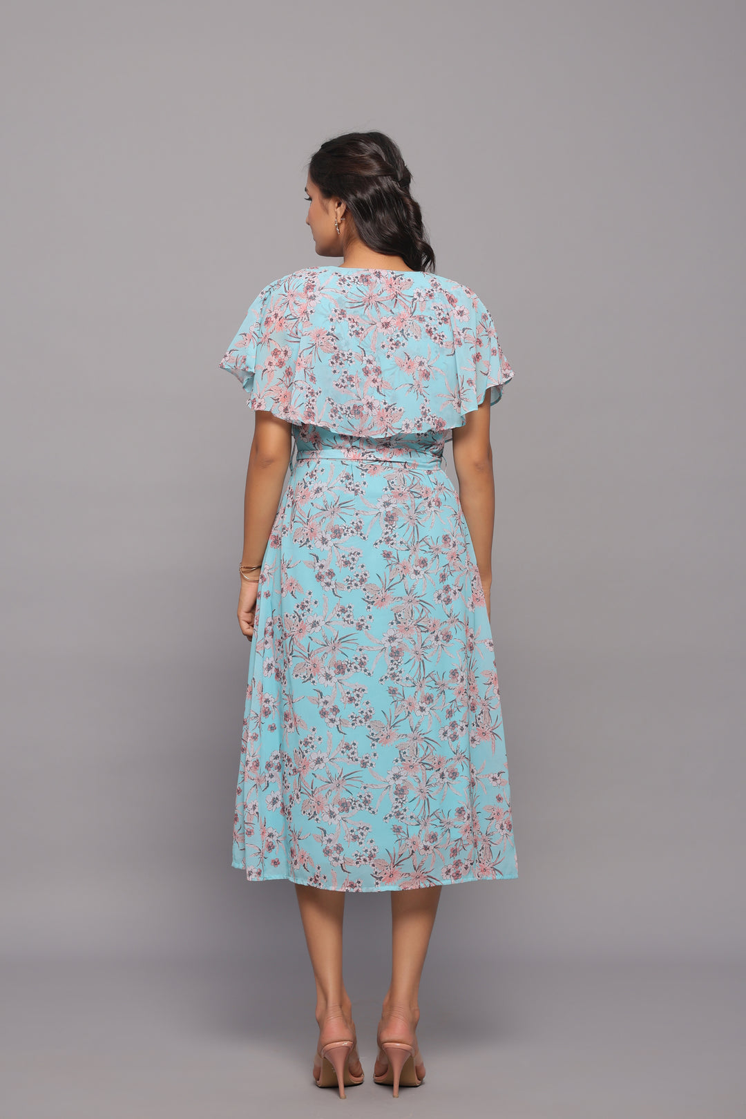 Georgette Floral Midi Dress