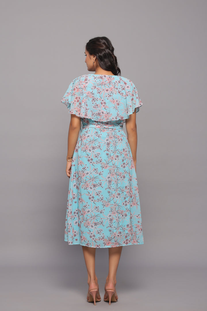 Georgette Floral Midi Dress