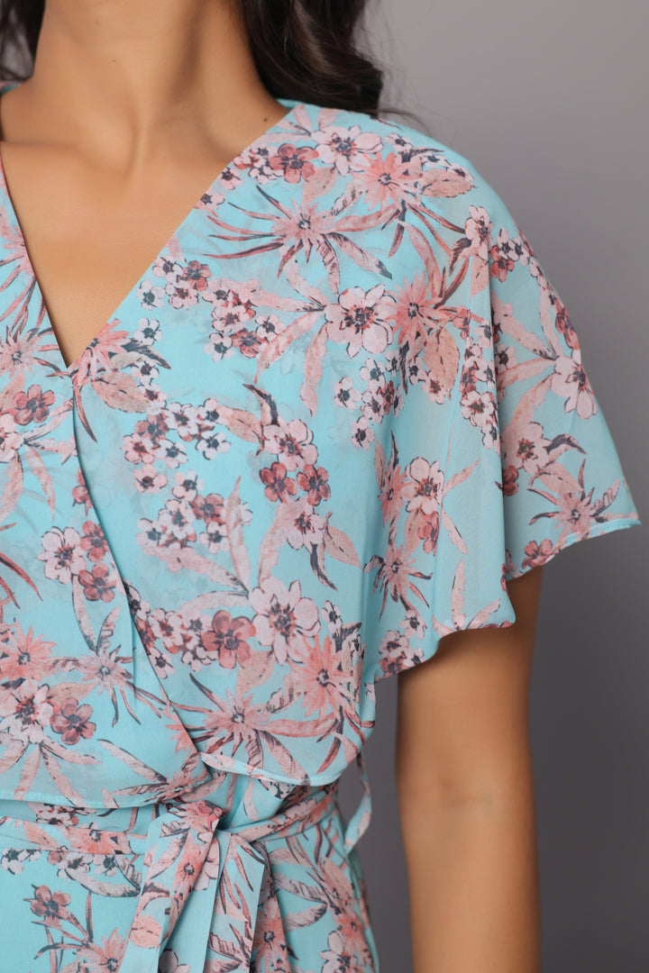 Georgette Floral Midi Dress