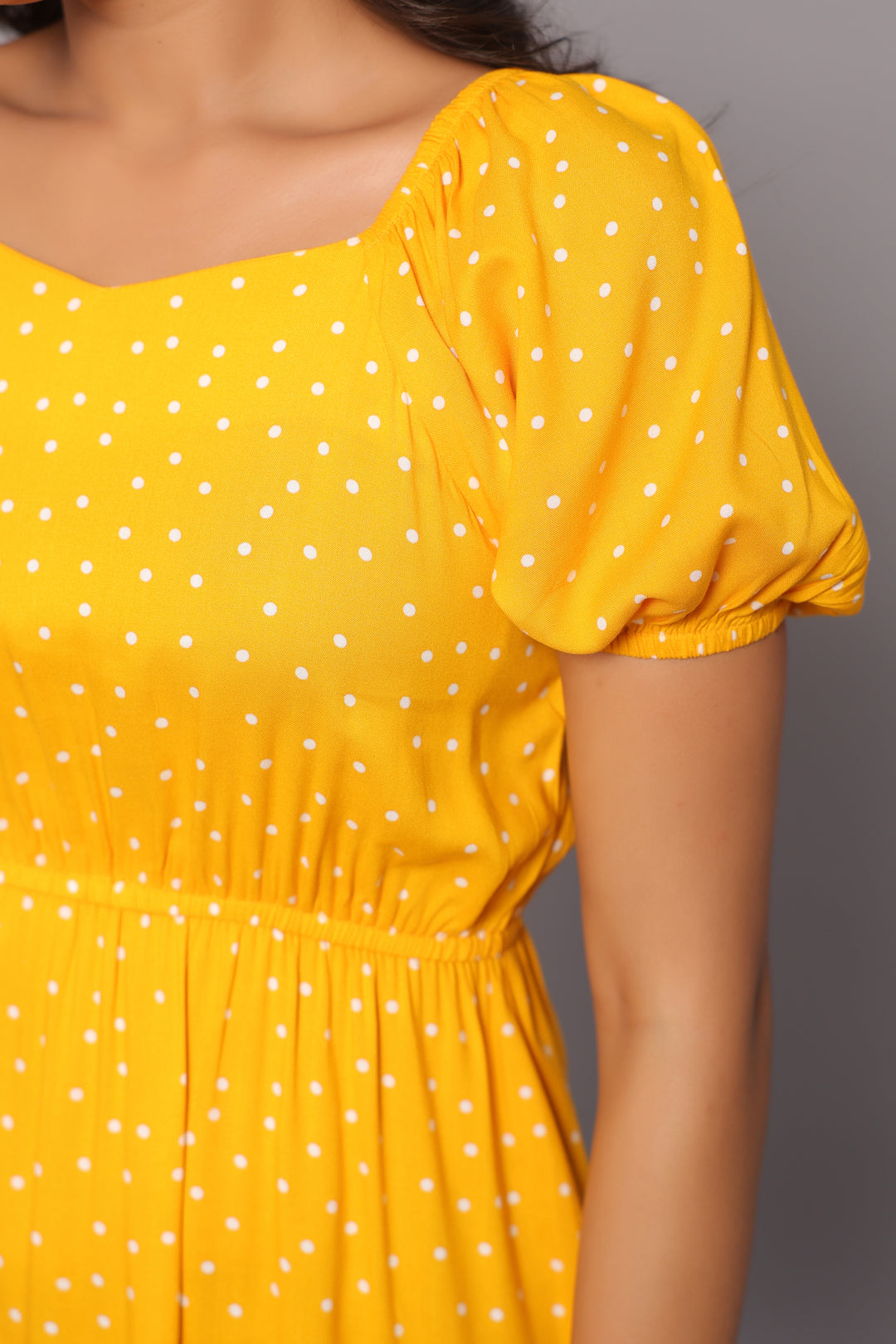 Yellow Polka Dot Dress