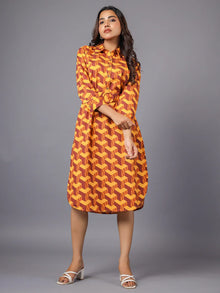 Cotton Poplin Midi Shirt Dress for women - June 9 Clothing