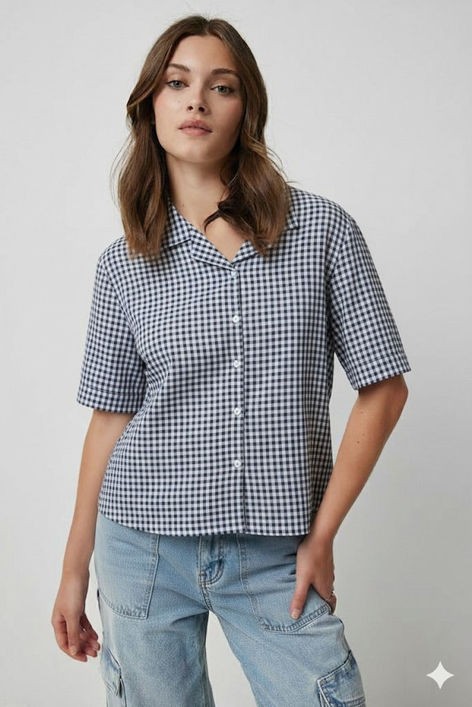 Red Abstract Print Mini Dress for Women