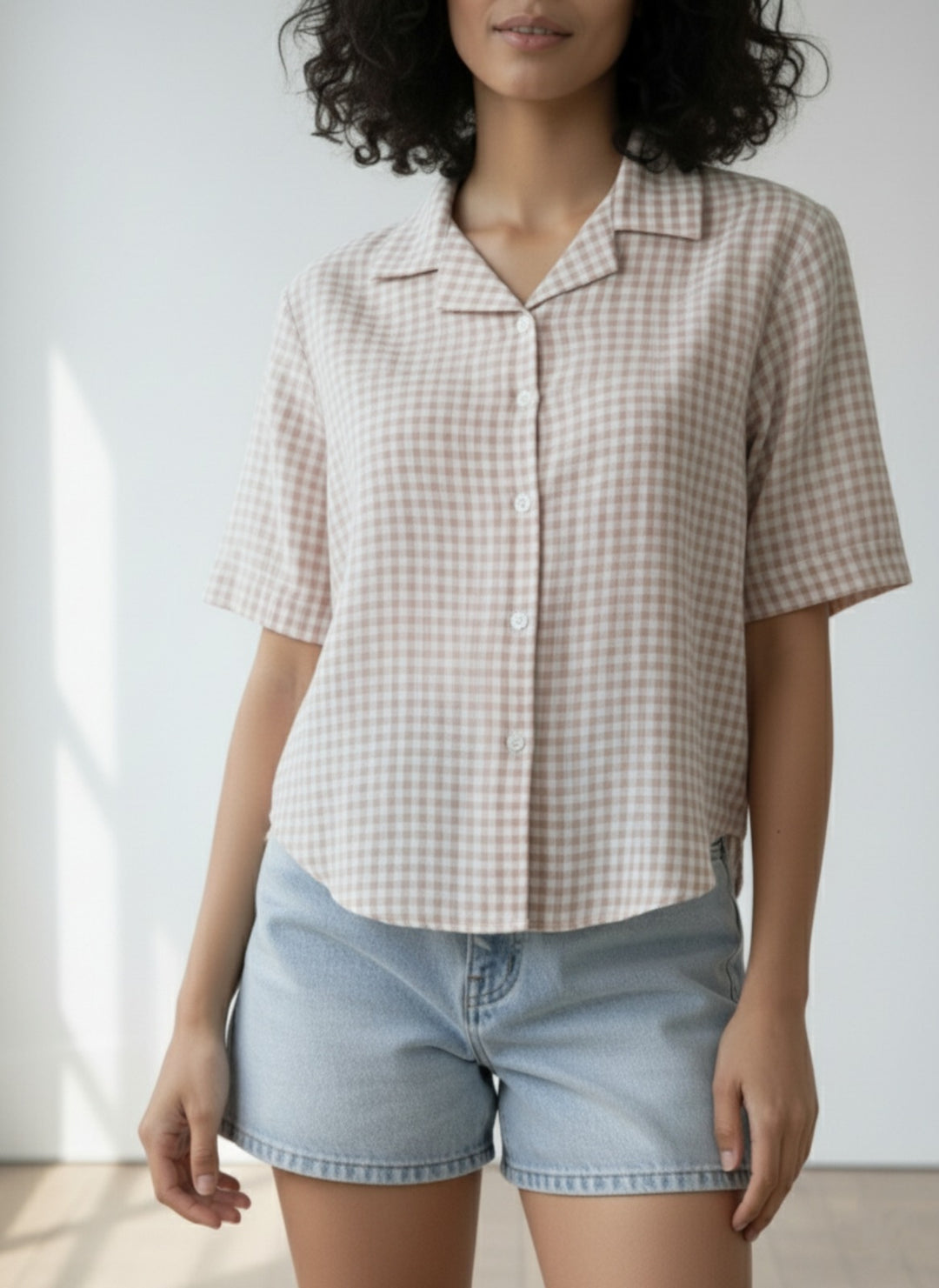 Women Standard Gingham Checks Checked Casual Shirt