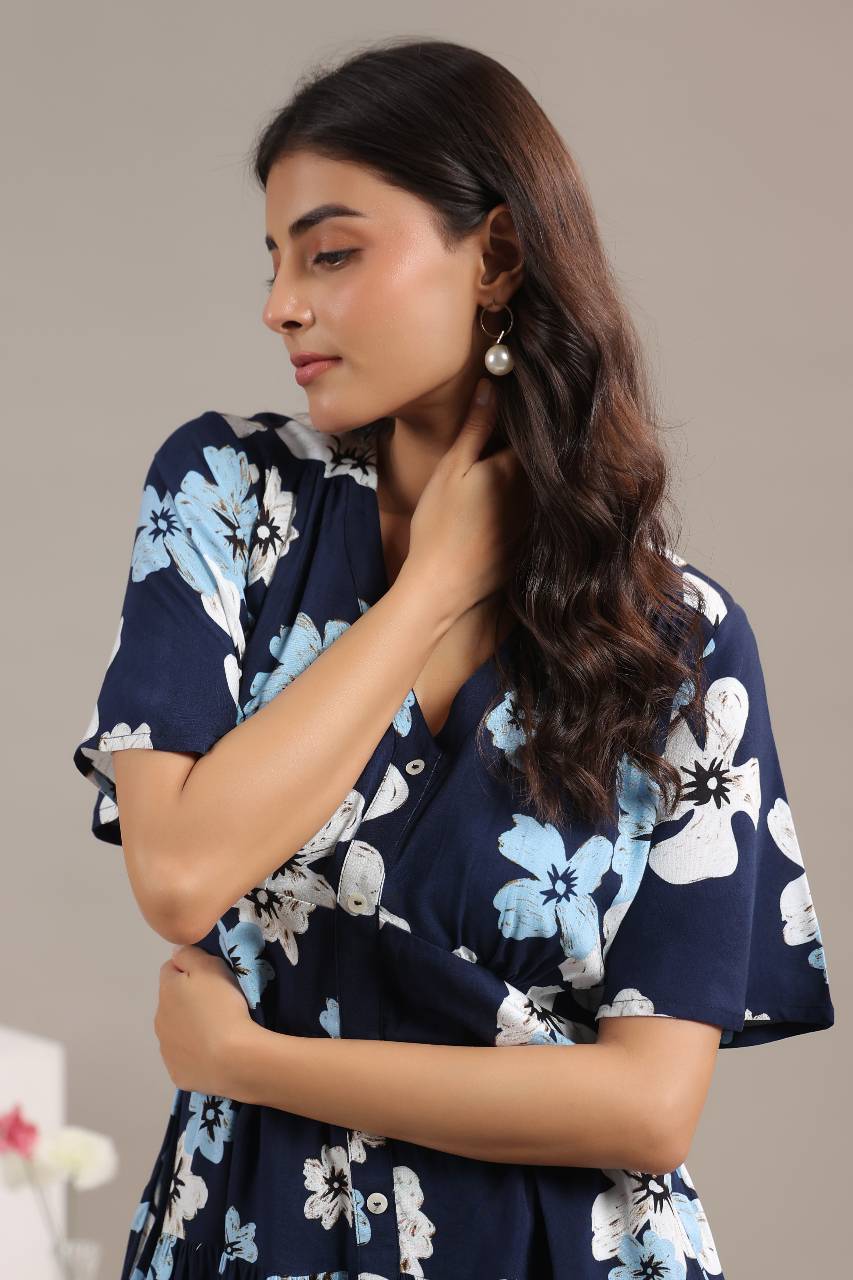 Abstract Print Mini Dress for Women - CLOSER LOOK
